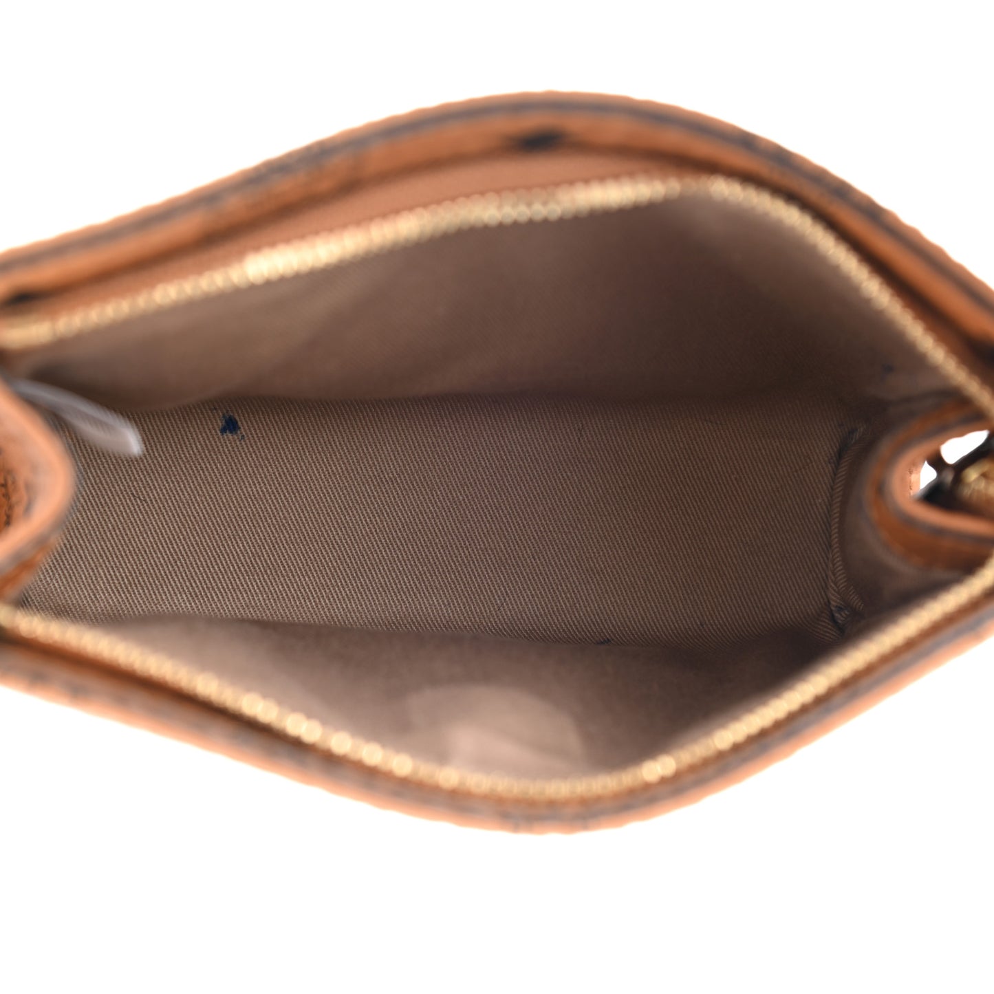Visetos Small Zip Pouch Cognac
