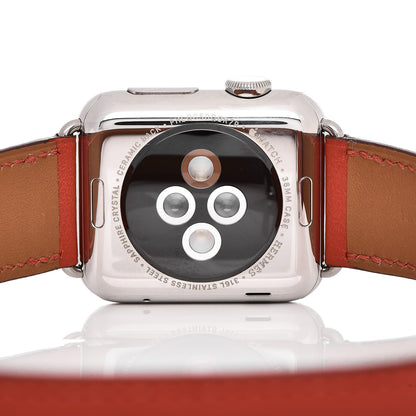 Hermes Swift 38mm Double Tour Apple Watch Capucine 5 of 9