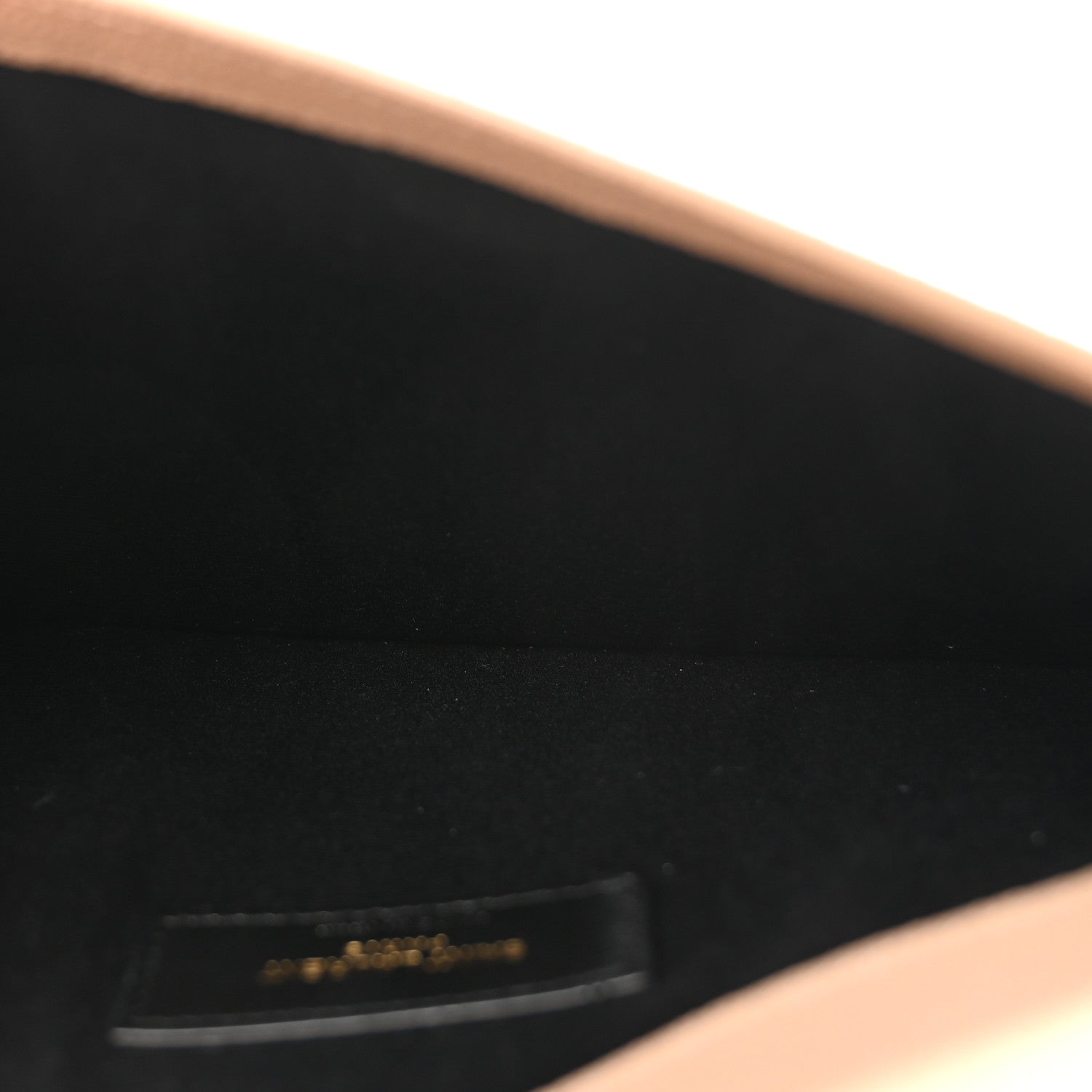 Saint Laurent Grain De Poudre Uptown Pouch Dark Beige 5 of 6