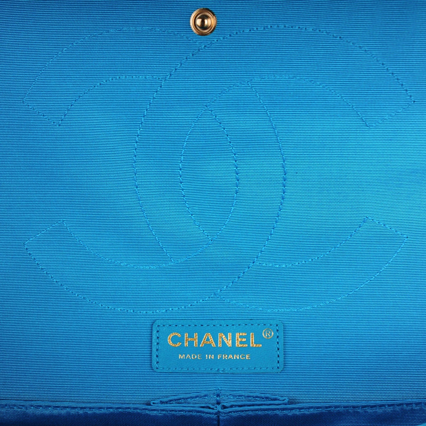 Satin Coco's Croc 2.55 Reissue 227 Flap Turquoise