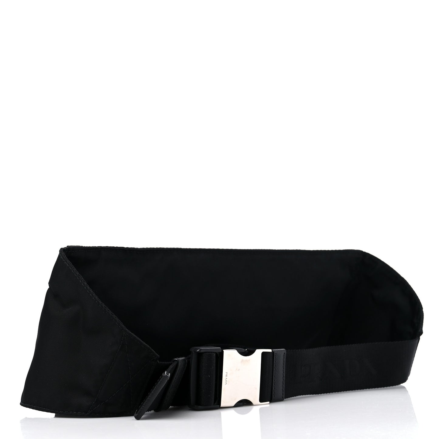 Tessuto Nylon Montagna Belt Bag Black