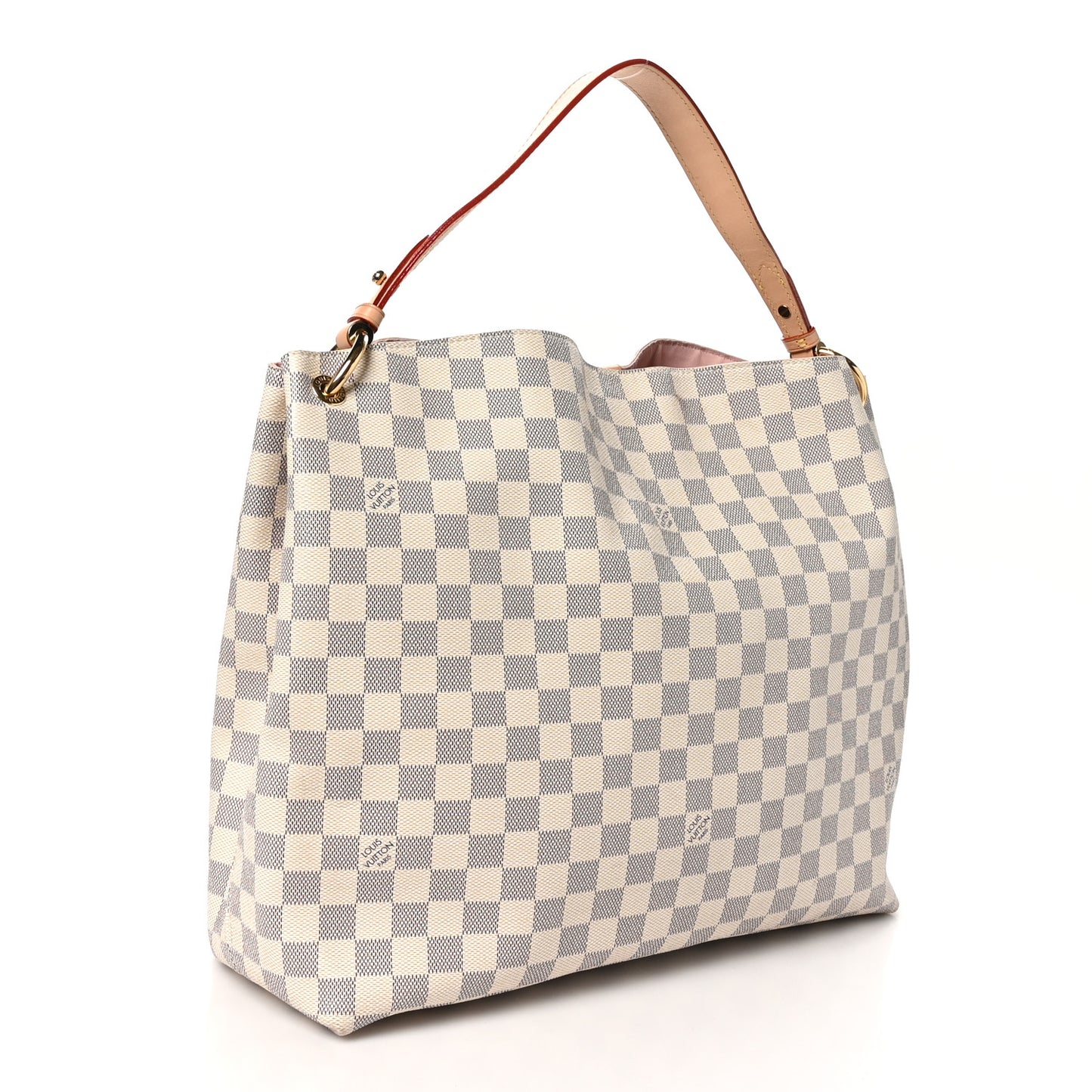 Damier Azur Graceful MM Rose Ballerine
