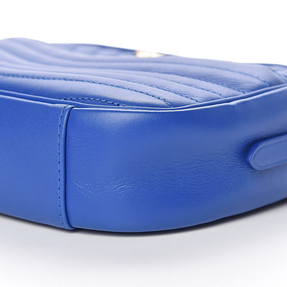 Louis Vuitton Calfskin New Wave Camera Bag Bleu Neon 9 of 12