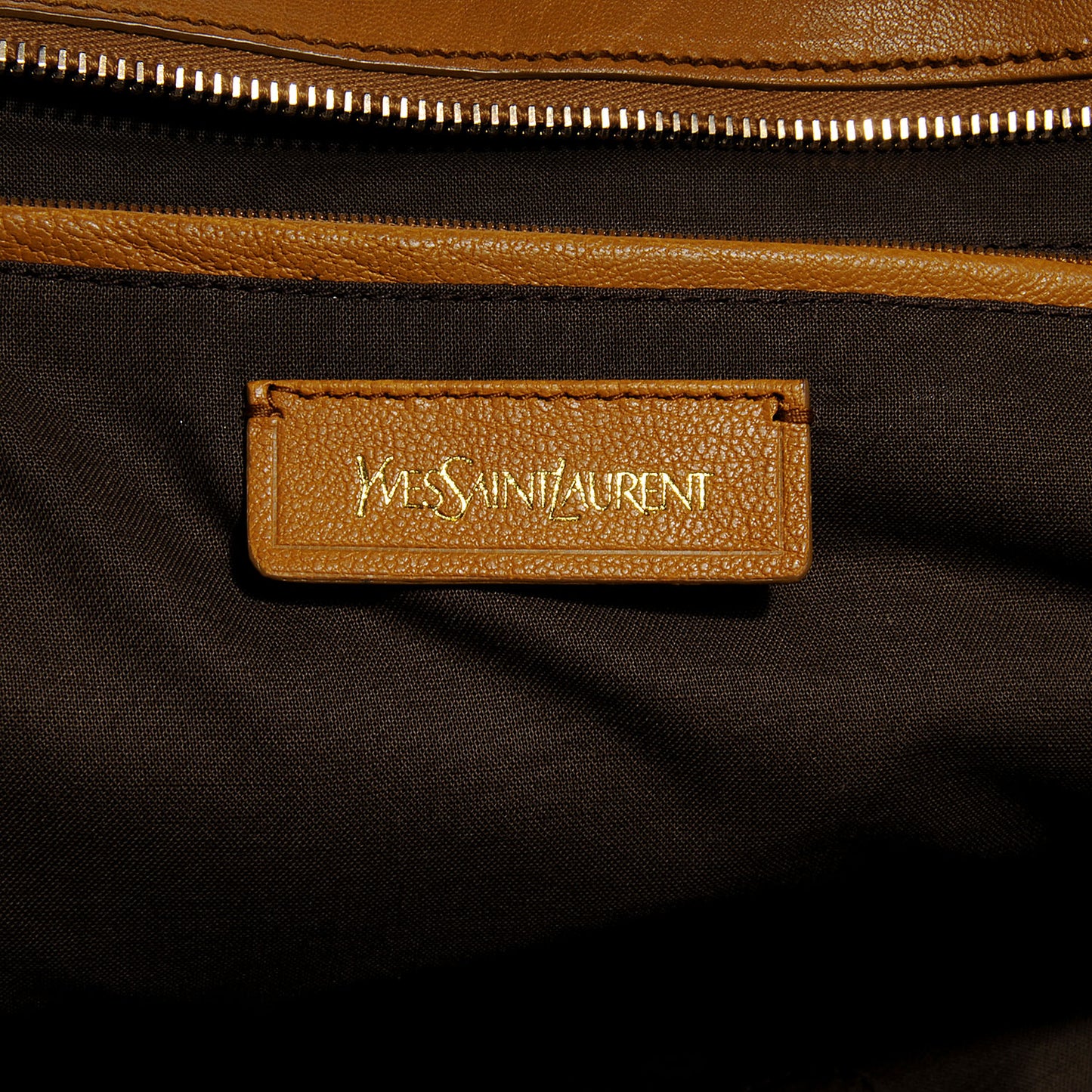 Leather Large Cabas ChYc Mustard