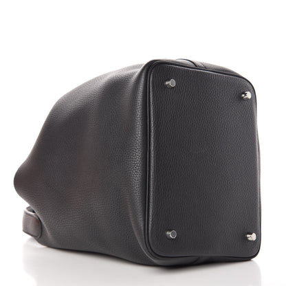 Hermes Taurillon Clemence Picotin Lock 22 MM Black 4 of 12