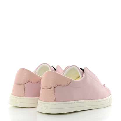 Fendi Vitello FF Rockoclick Slip On Sneakers 37 Pink 3 of 8