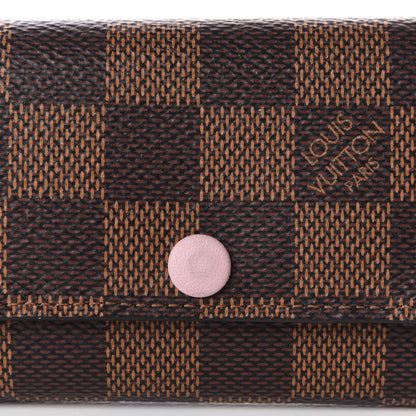Louis Vuitton Damier Ebene Multicles 6 Key Holder Rose Ballerine 5 of 7