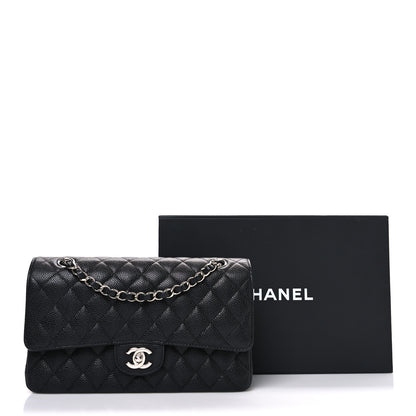 Chanel Caviar Quilted Medium Double Flap Black 11 of 11