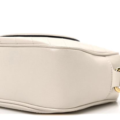 Gucci Sakai Be Green Calfskin Diagonal Stitched Small Blondie Shoulder Bag Mystic White 10 of 12