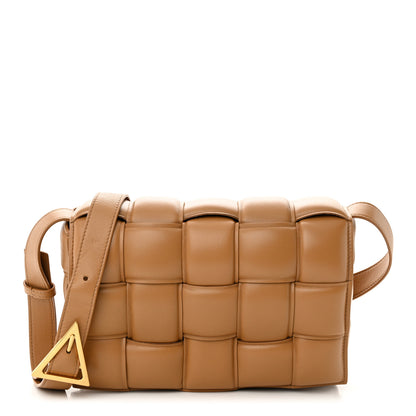 Bottega Veneta Nappa Maxi Intreccio Padded Cassette Crossbody Bag Caramel 1 of 10