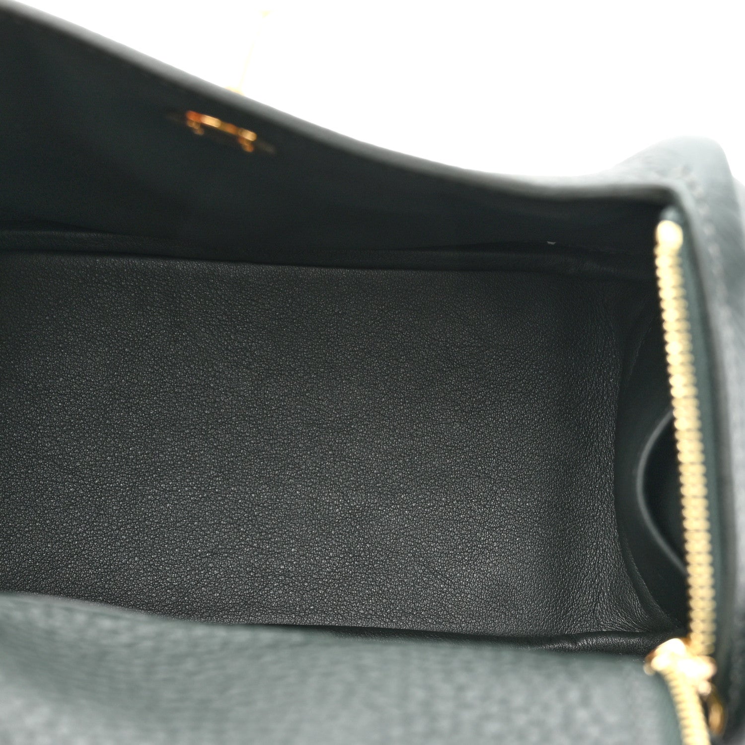 Hermes Taurillon Clemence Mini Lindy 20 Vert Fonce 5 of 11