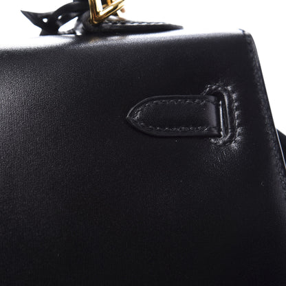 Hermes Box Kelly Sellier 25 Black 8 of 20