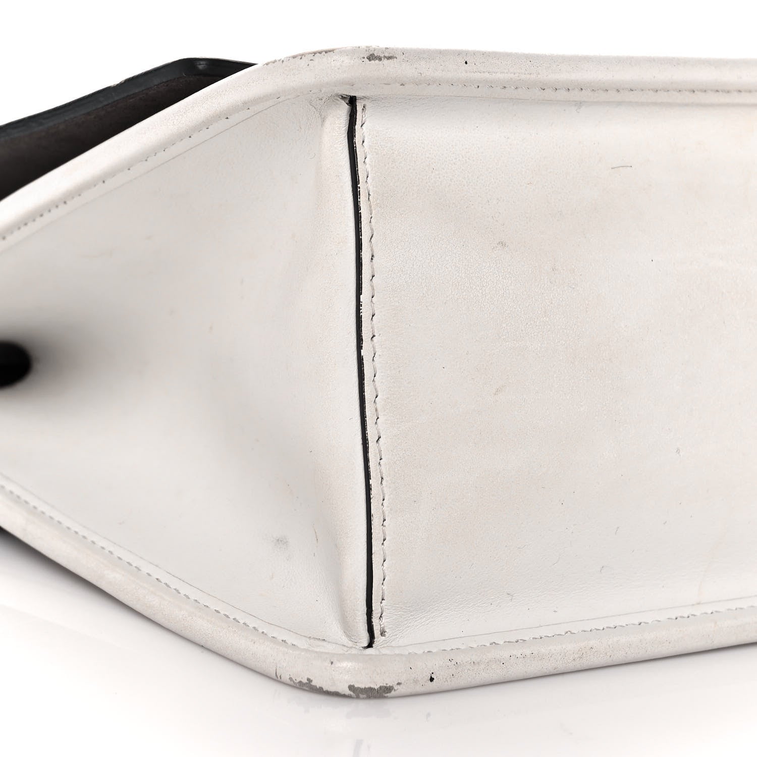 Fendi Vitello Century Opaco F is Fendi Kan I Shoulder Bag White Ice 5 of 9