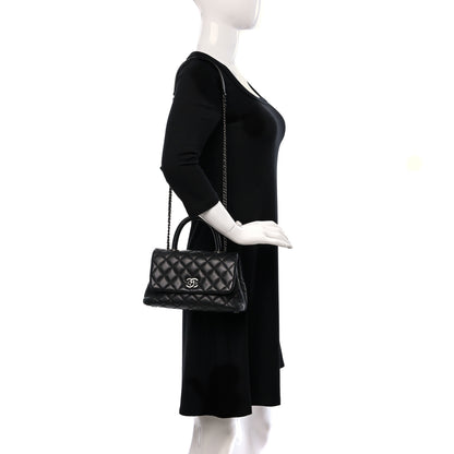 Chanel Caviar Quilted Mini Coco Handle Flap Black 2 of 9