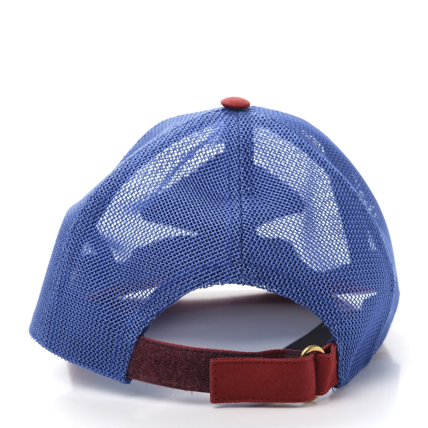 Gucci Mesh Game Logo Baseball Hat M Blue Red 5 of 9