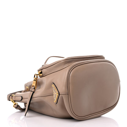 Prada Glace Calfskin Embossed Bucket Bag Cammeo 4 of 8