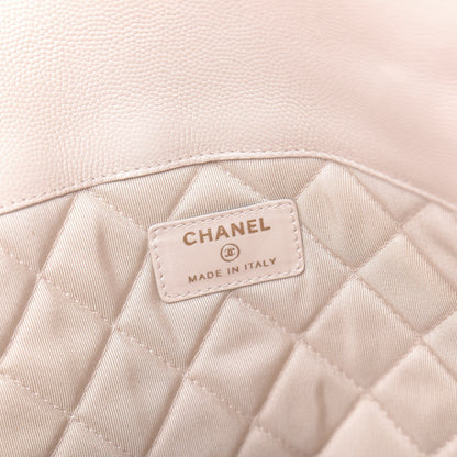 Chanel Caviar Quilted Large Golden Class Pouch Light Pink 6 of 10