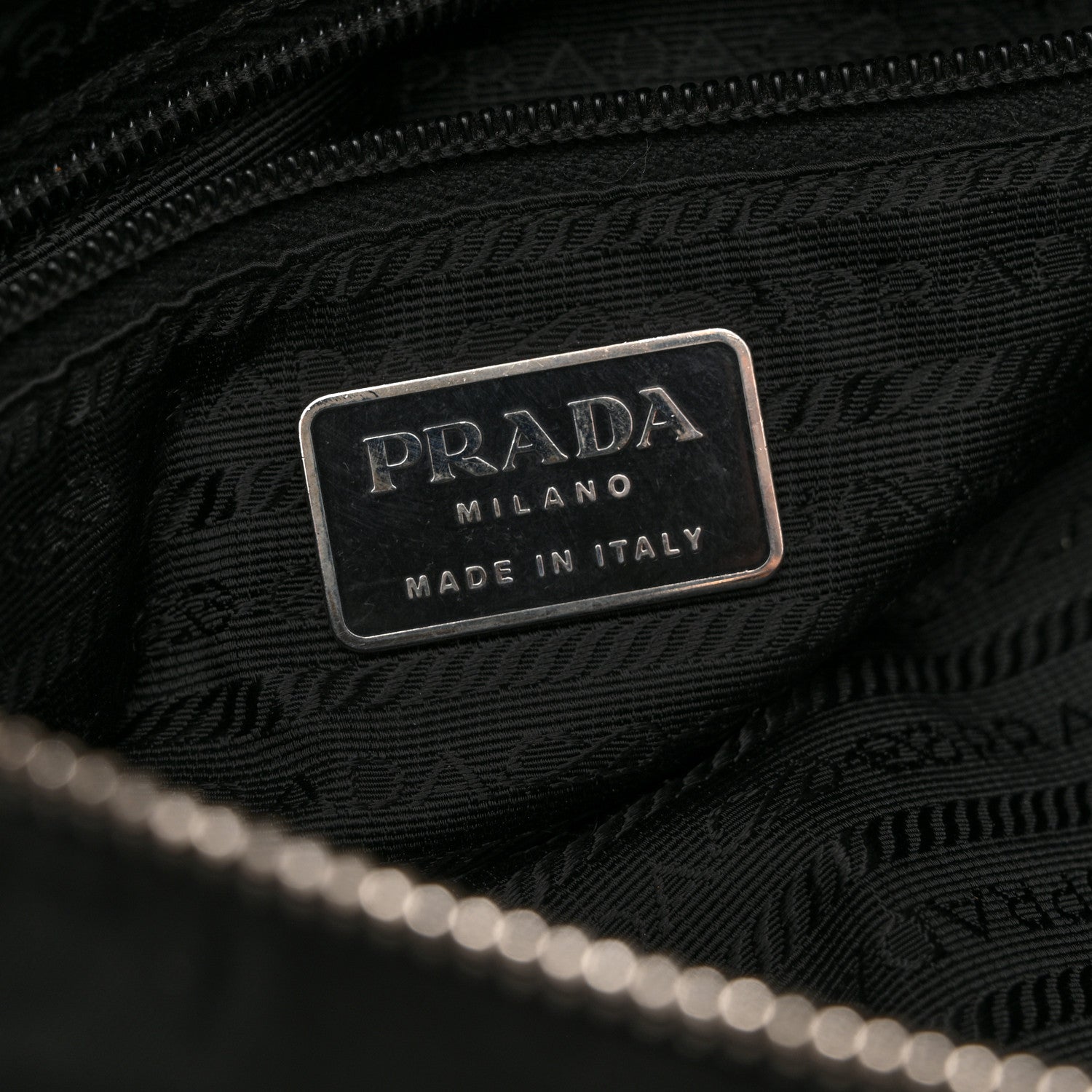 Prada Nylon Shoulder Bag  Black 6 of 15