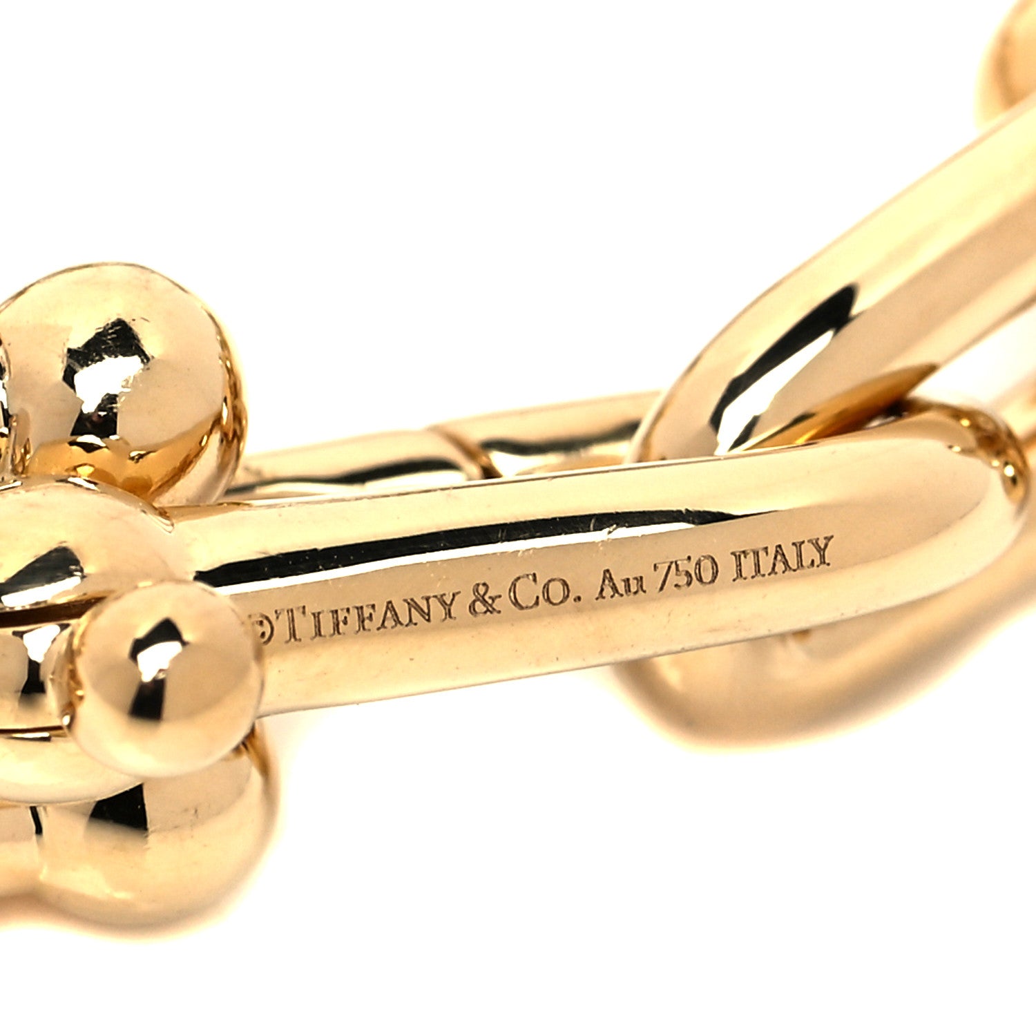 Tiffany 18K Yellow Gold Large HardWear Link Bracelet 4 of 5