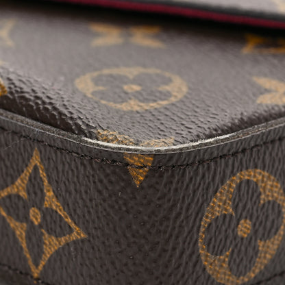 Louis Vuitton Monogram Pochette Felicie Chain Wallet Fuchsia 9 of 9