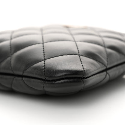 Chanel Lambskin Quilted Crossbody Bag Black 10 of 10