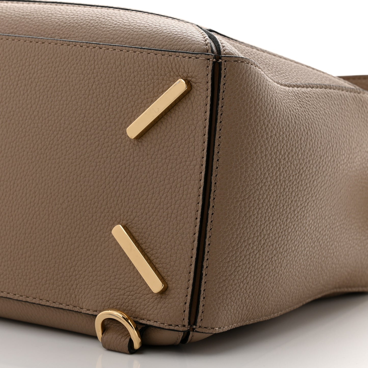 Grained Calfskin Medium Puzzle Bag Sand Mink