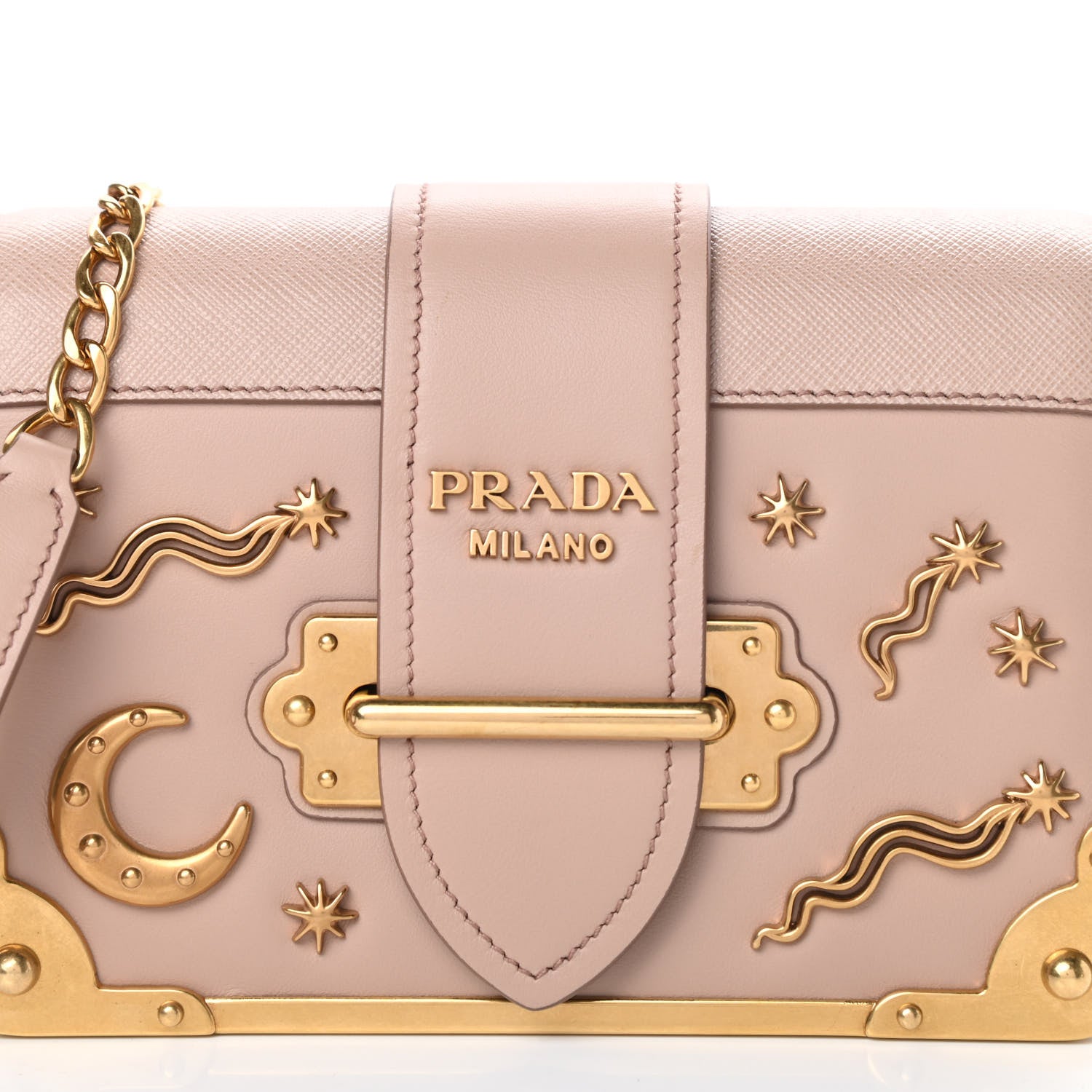 Prada City Calf Saffiano Astrology Cahier Bag Cipria 7 of 11