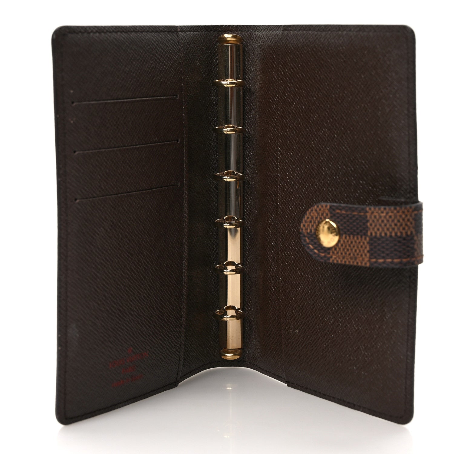 Louis Vuitton Damier Ebene Small Ring Agenda Cover 5 of 6