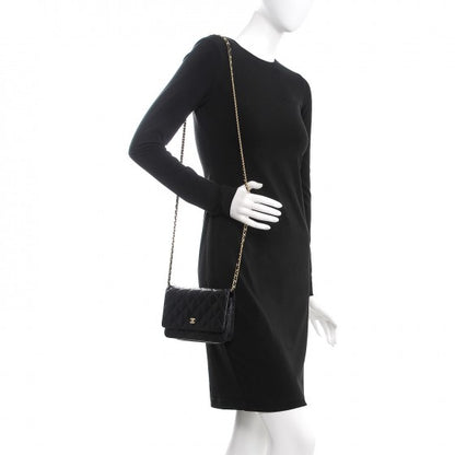 Chanel Caviar Quilted Wallet On Chain WOC Black 2 of 9