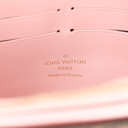 Louis Vuitton Monogram Flore Chain Wallet Rose Ballerine 6 of 12