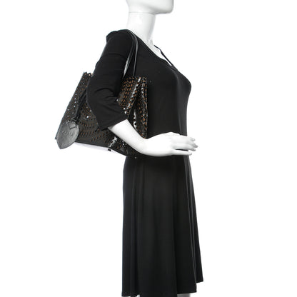 Alaia Calfskin Vienne Mina 32 Bag Nuit Noir 2 of 11
