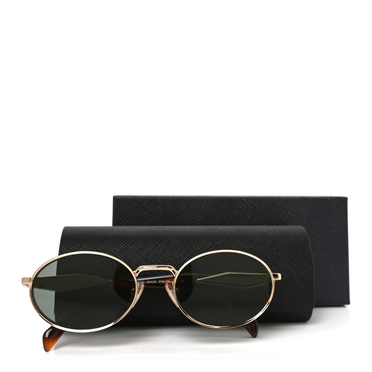 Metal Sunglasses SPR65Z Tortoise Gold
