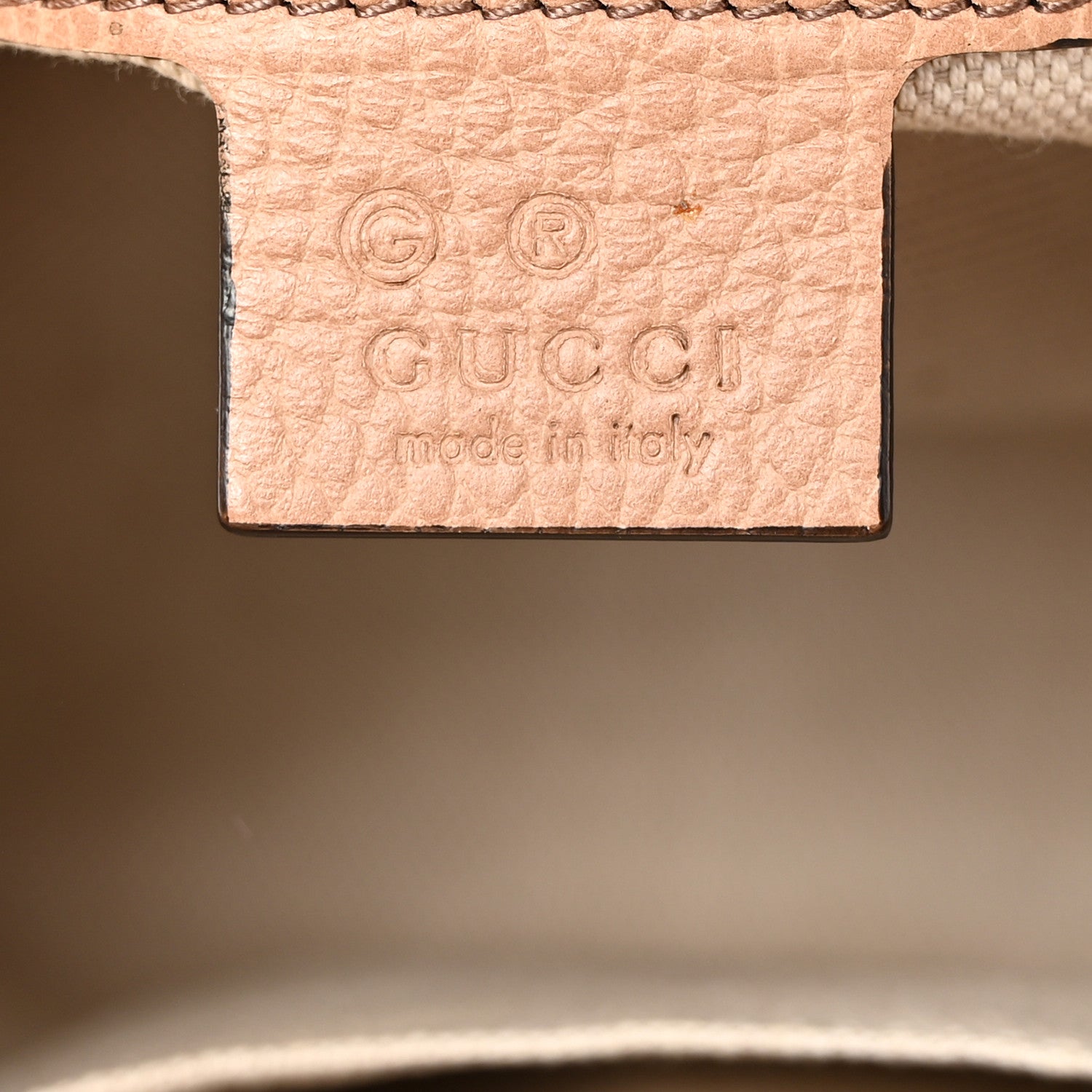 Gucci Dollar Calfskin Medium Soho Top Handle Satchel Camelia 6 of 11
