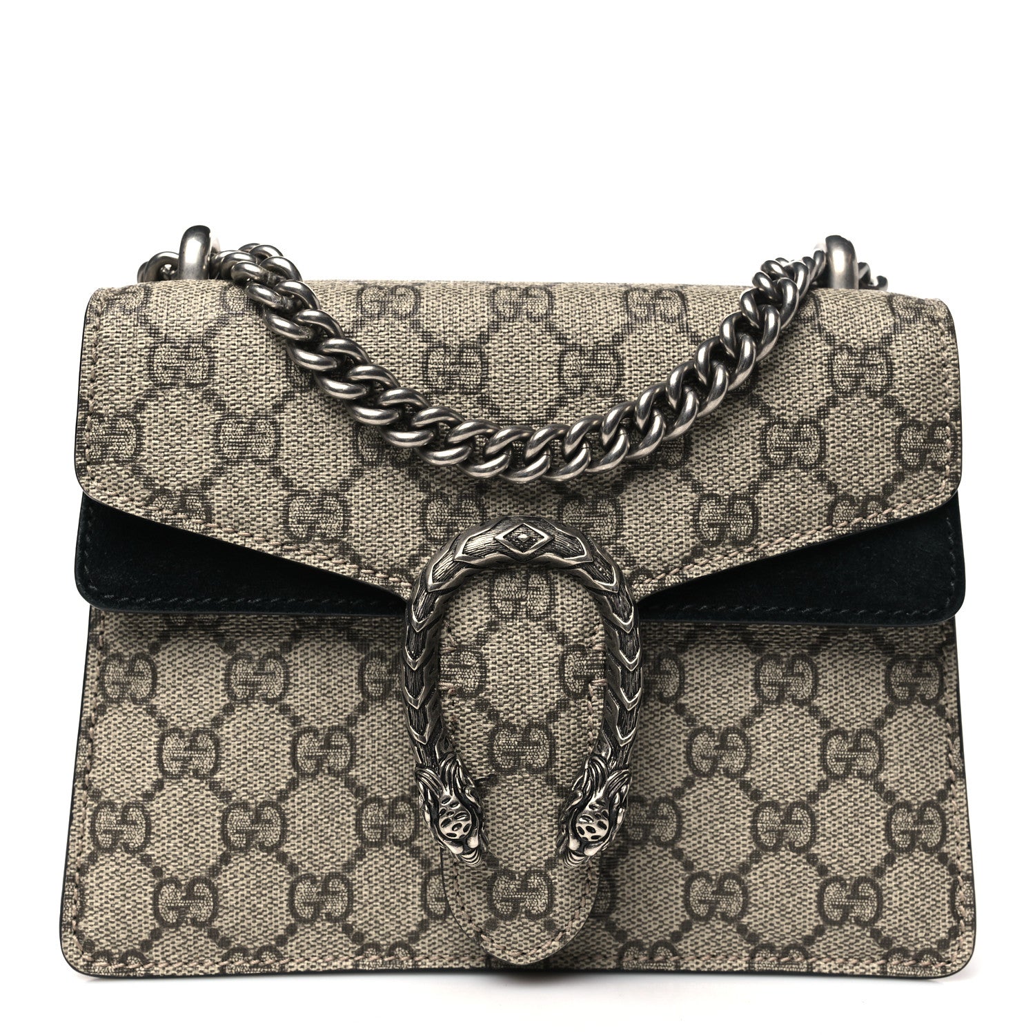 Gucci GG Supreme Monogram Mini Dionysus Shoulder Bag Black 2 of 19