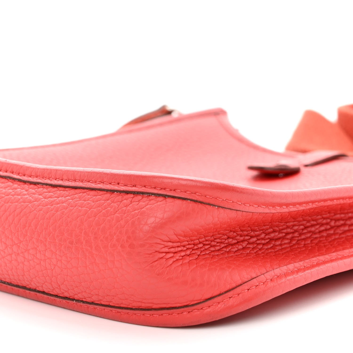 Hermes Taurillon Clemence Amazone Evelyne TPM Rouge Pivoine 10 of 11