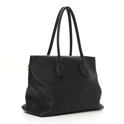 Bottega Veneta Grained Calfskin Saint Germain Tote Black 3 of 8