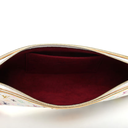 Louis Vuitton Monogram Multicolor Kate Clutch White 5 of 7