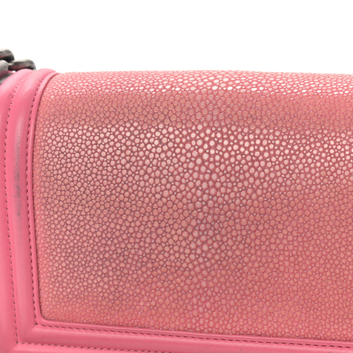 Galuchat Stingray Small Boy Flap Pink