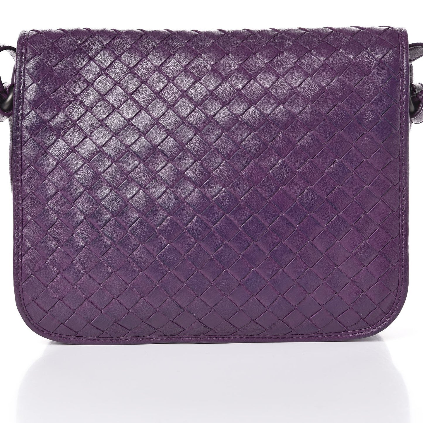 Nappa Intrecciato Mini Flap Crossbody Monalisa