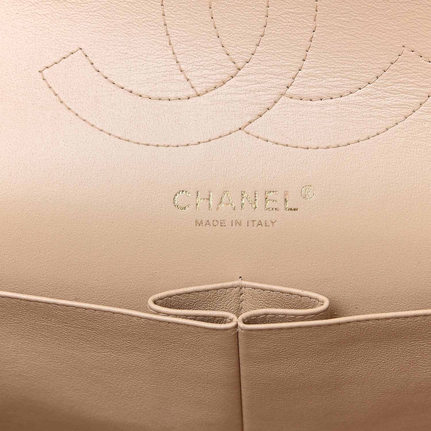 Chanel Caviar Quilted Jumbo Double Flap Beige Clair 5 of 11