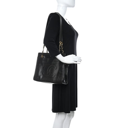 Chanel Lambskin CC Shoulder Bag Black 2 of 10
