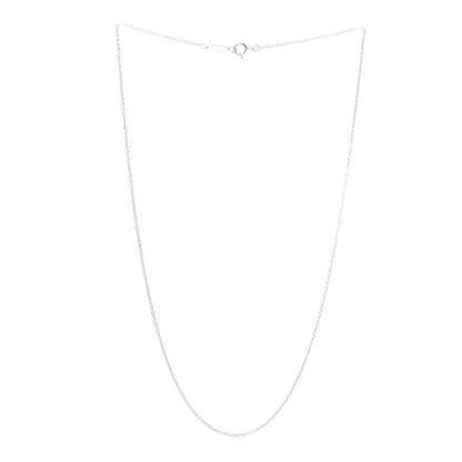 Tiffany 18K White Gold Chain Necklace 16" 3 of 4