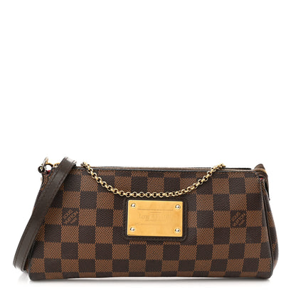 Louis Vuitton Damier Ebene Eva Clutch 1 of 12