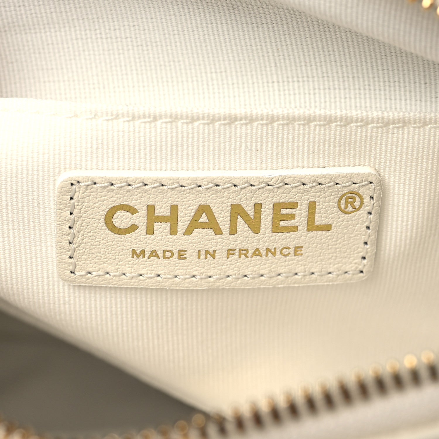 Chanel Calfskin Quilted Small Camera Case White 6 of 9