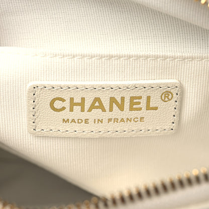 Chanel Calfskin Quilted Small Camera Case White 6 of 9