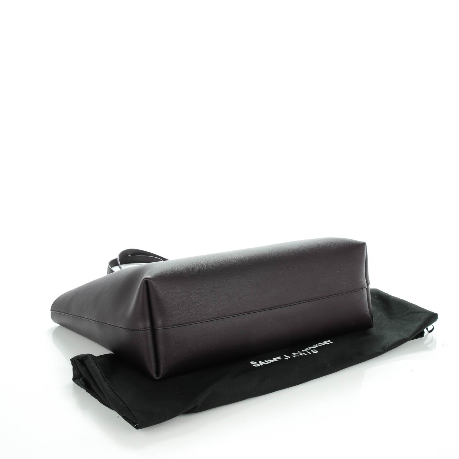 Saint Laurent Calfskin Large Shopping Tote Bordeaux 5 of 8