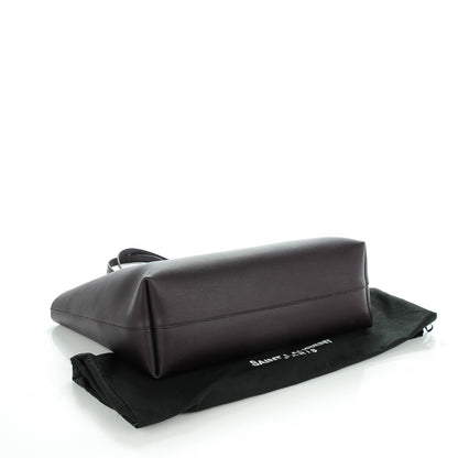 Saint Laurent Calfskin Large Shopping Tote Bordeaux 5 of 8