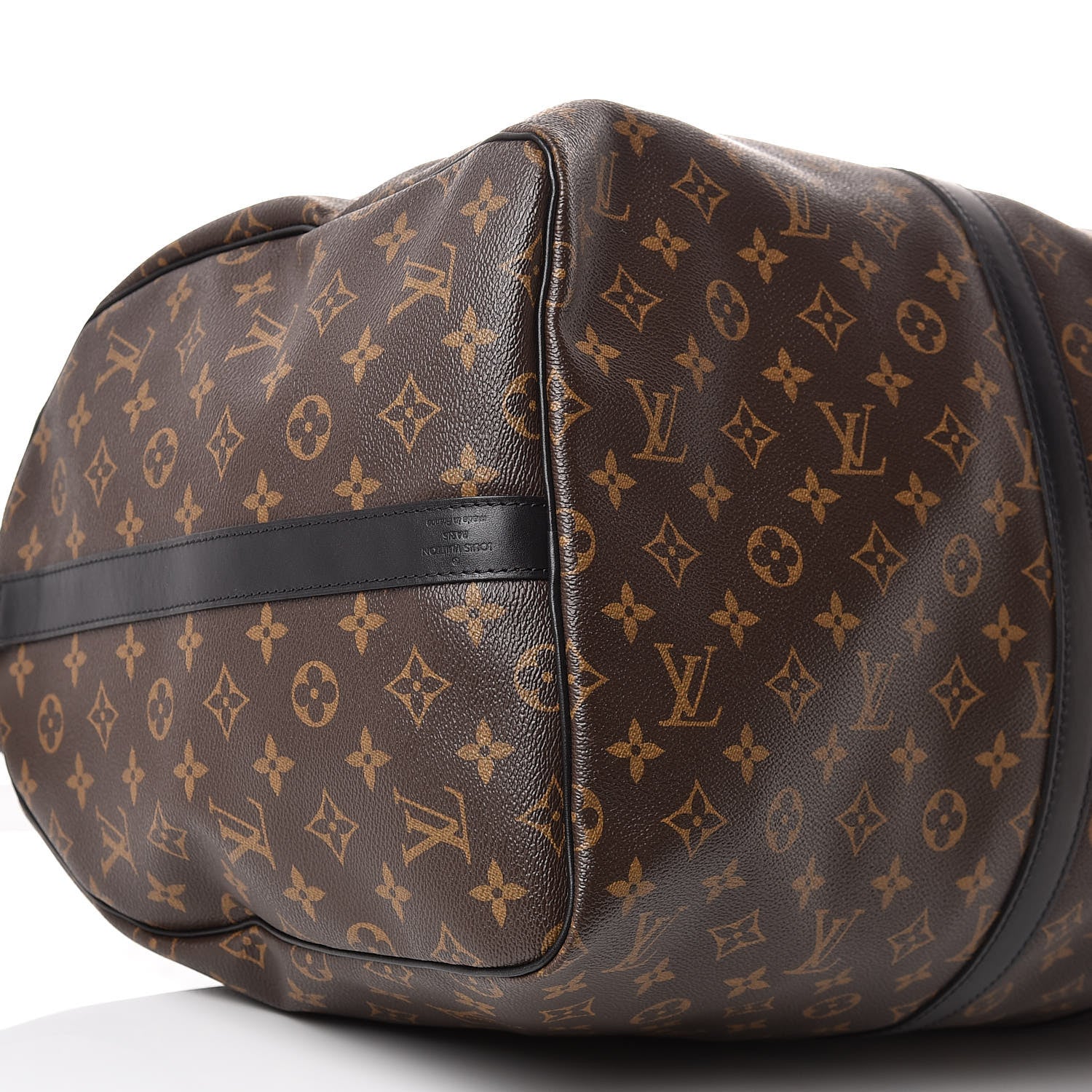 Louis Vuitton Monogram Macassar Keepall Bandouliere 55 8 of 9