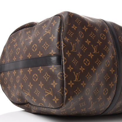 Louis Vuitton Monogram Macassar Keepall Bandouliere 55 8 of 9
