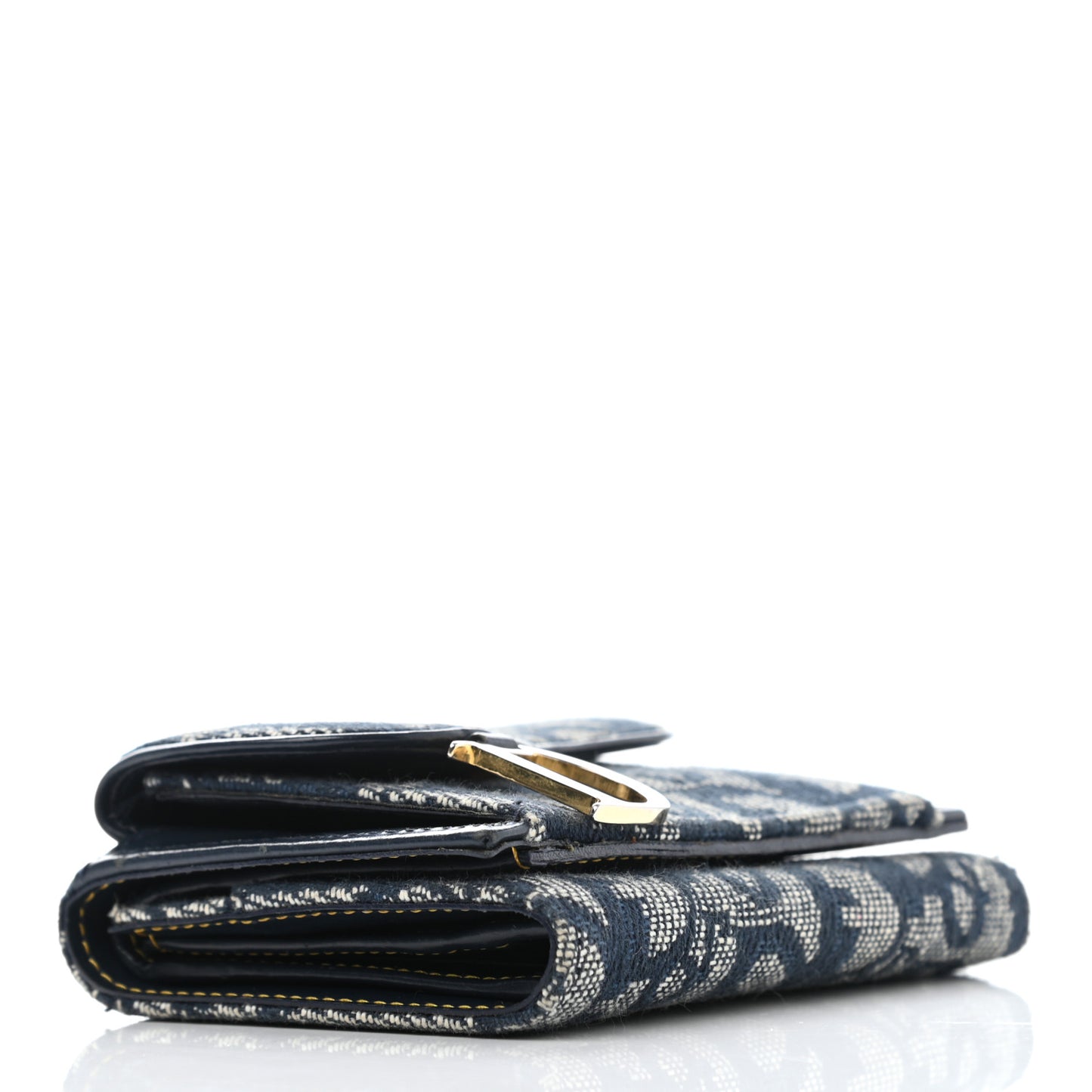 Monogram Compact Saddle Wallet Blue